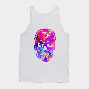 Rainbow Hippie Skull Tank Top